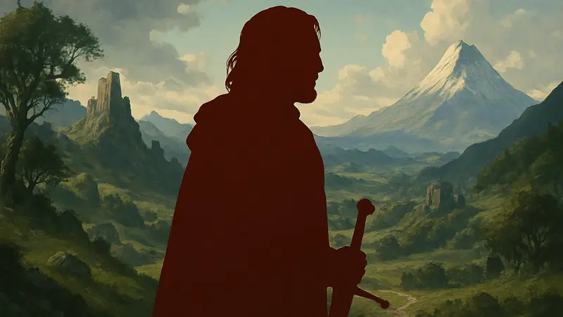 Джейми Дорнан в образе Арагорна на фоне Средиземья, новости кино.