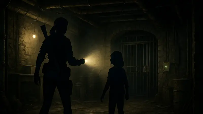 Героиня Resident Evil 9 Грейс и Эмили ищут "Joint Plugs" в подвале