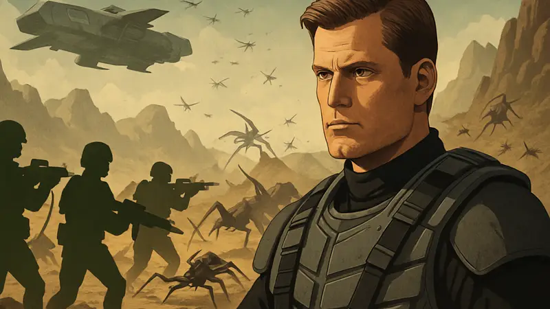 Каспер Ван Дин в Starship Troopers Ultimate Bug War, геймплей шутера Звёздный десант, трейлер.
