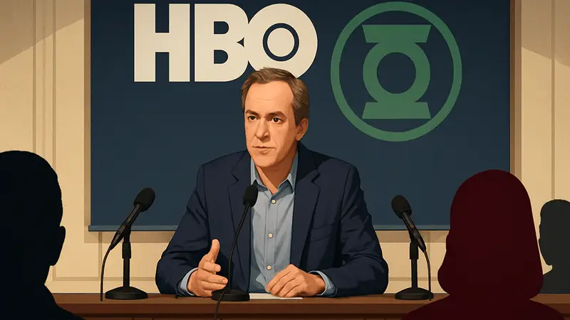 Крис Манди, создатель сериала HBO "Фонари", на пресс-конференции