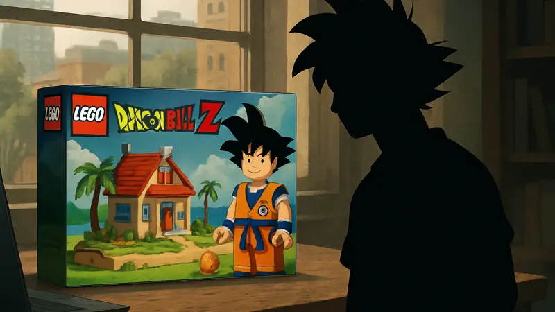 Утечка набора LEGO по Dragon Ball Z с фигуркой Гоку.