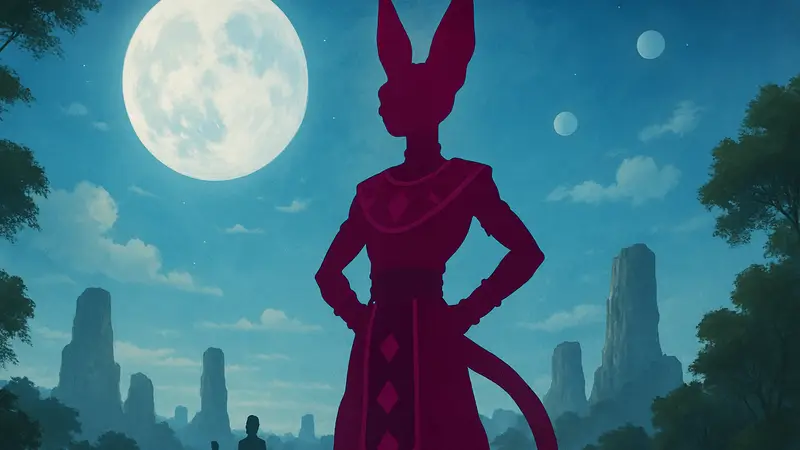Изображение Бируса, Бога Разрушения, из аниме Dragon Ball Super