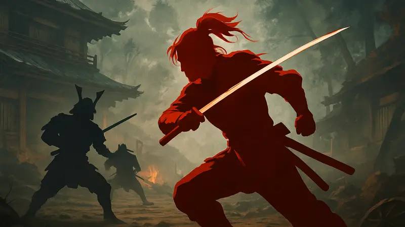 Скриншот из Nioh 3, демонстрирующий напряженный самурайский бой или главного героя в динамике.