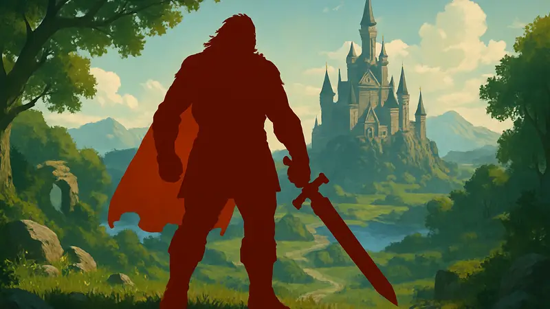 Арт новой игры The Legend of Zelda, возможно с Ганондорфом в главной роли.