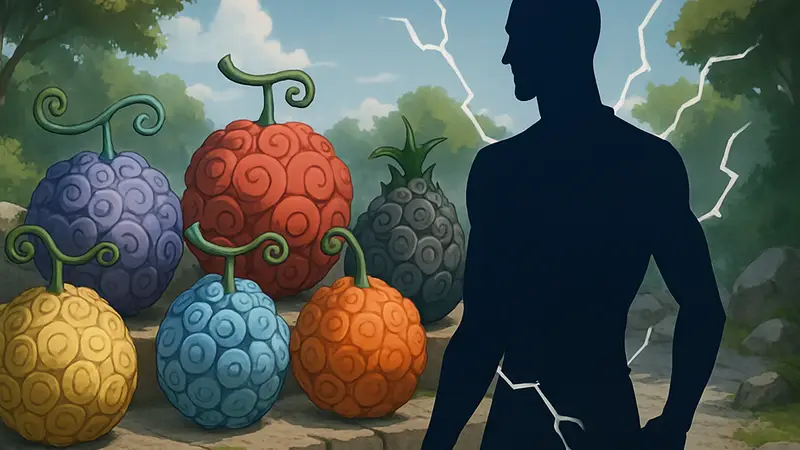 Изображение различных Дьявольских фруктов из аниме One Piece, способных противостоять Энелю.