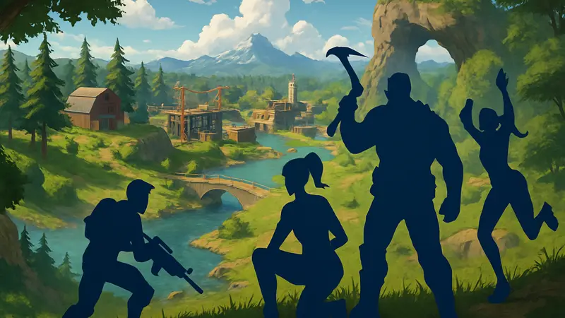 Утечка Fortnite: концепт-арт или скриншот нового игрового режима, меняющего геймплей.