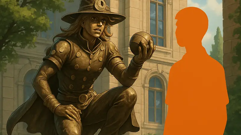 Неофициальная статуя Джайро Цеппели из аниме «Невероятные приключения ДжоДжо» от CHIKARA Studio