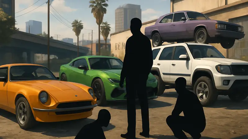 Игровые автомобили из Grand Theft Auto V, участвующие в прятках в GTA RP