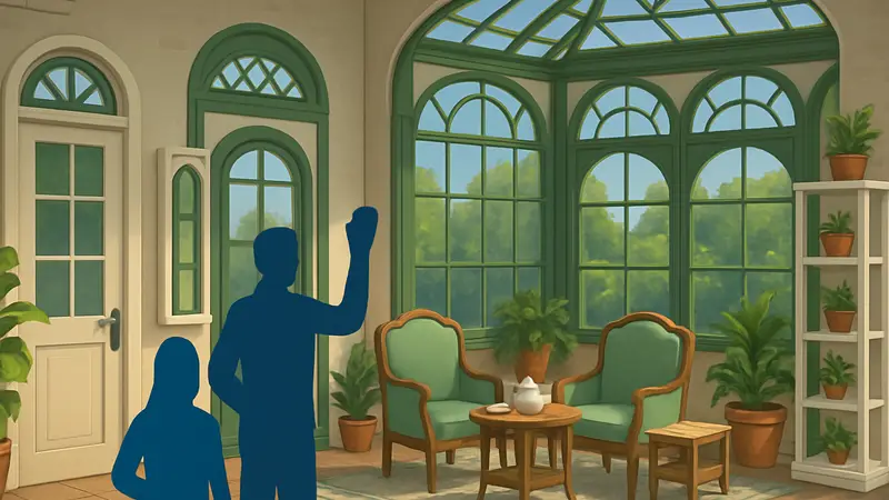Предметы режима строительства из The Sims 4 Tea Time Solarium Kit для дизайна интерьера