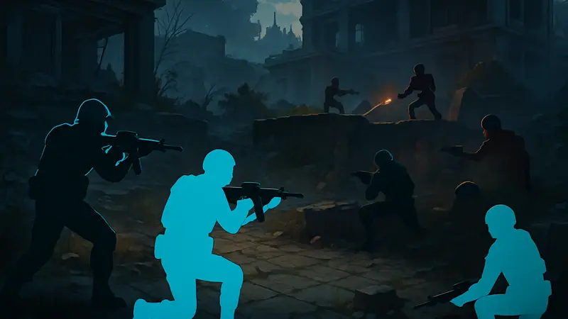 Скриншот из тактической RPG Warhounds с персонажами в бою, напоминающий XCOM, фантастика