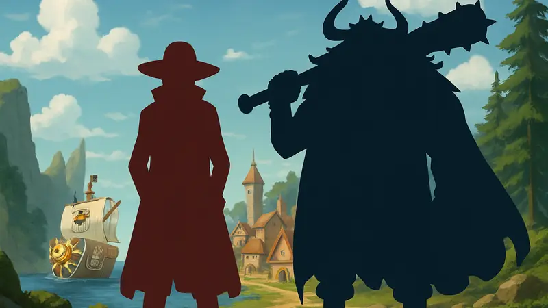 Изображение двух новых персонажей из аниме One Piece уровня Йонко