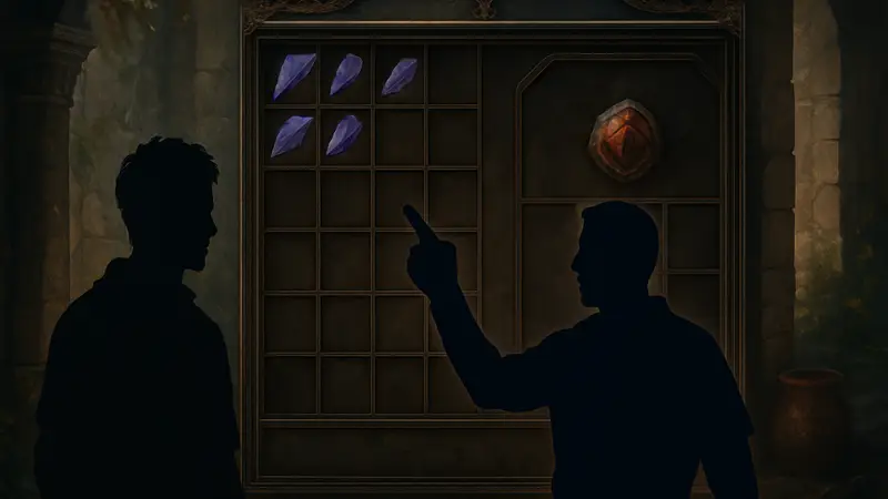 Скриншот интерфейса Path of Exile 2 с осколками Разлома и Камнем Разлома, инвентарь.