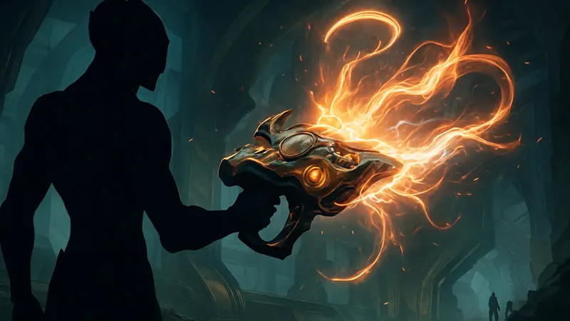 Изображение оружия Stug из Warframe с эффектами Incarnon-адаптера