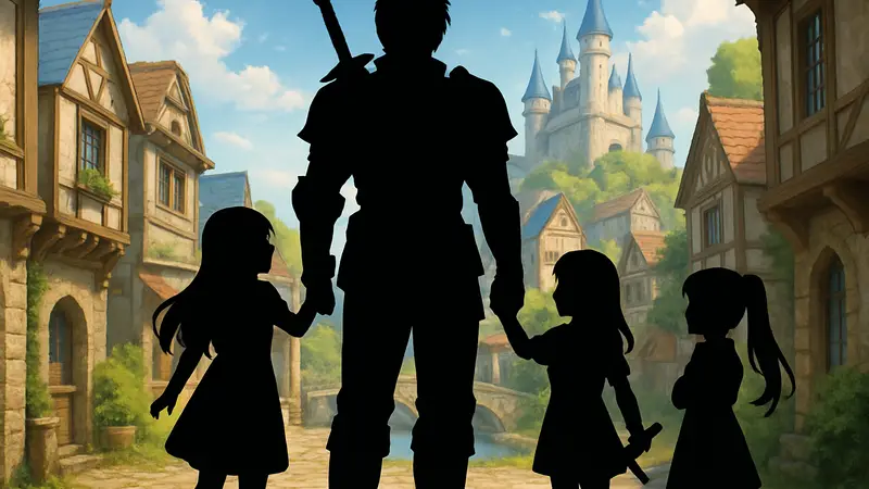 Обложка лайт-новеллы "S-Rank Boukensha de Aru Ore no Musume-tachi wa Juudo no Father-con Deshita"