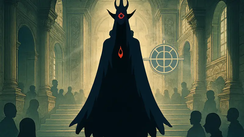 Персонаж Иму из One Piece, официальный арт аниме или манги.