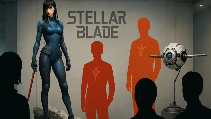 Детализированные статуи Евы, Тахи и дрона из Stellar Blade от JND Studios