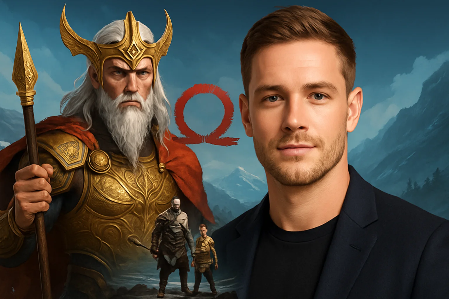 Актер Макс Паркер, который сыграет Хаймдалля в сериале God of War от Amazon.