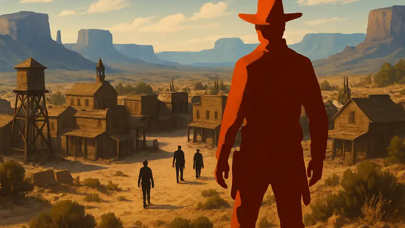 Логотип или арт Far Far West, мультиплеерной игры, ценящей время игроков.