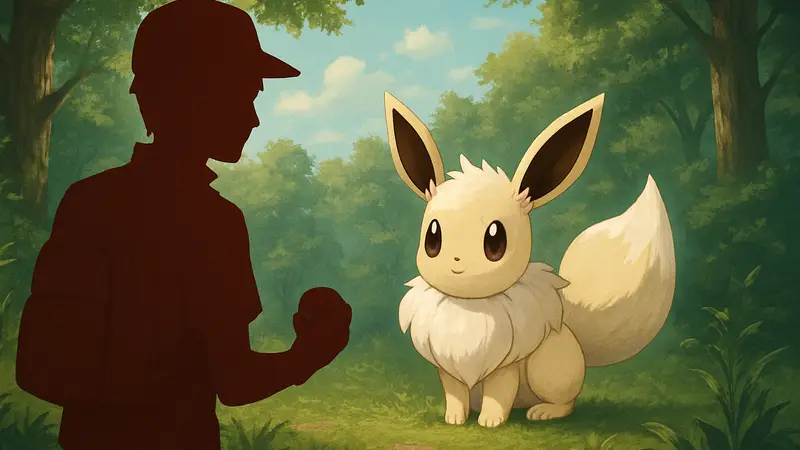 Сияющий Иви (Shiny Eevee) в Pokémon FireRed и LeafGreen, редкий покемон