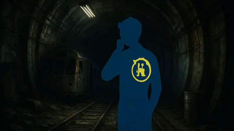 Мрачный подземный тоннель метро в Fallout 3, символизирующий размышления Bethesda о масштабе игровых локаций.