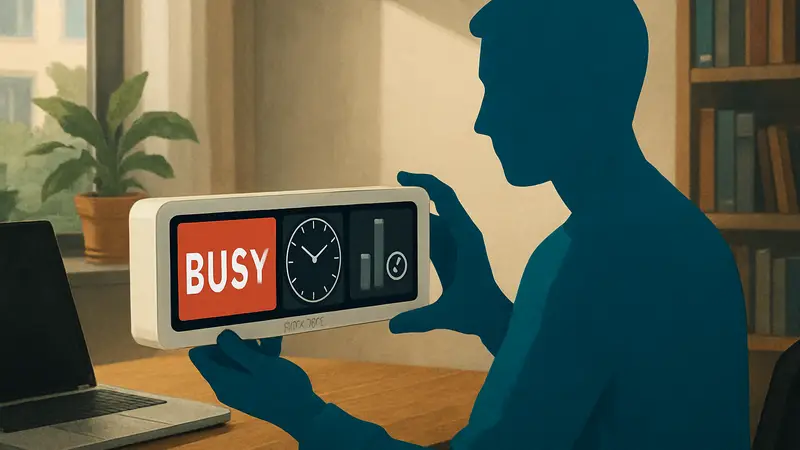 Новый Busy Bar от Flipper Device, настраиваемый дисплей для повышения продуктивности, цена 249 долларов.