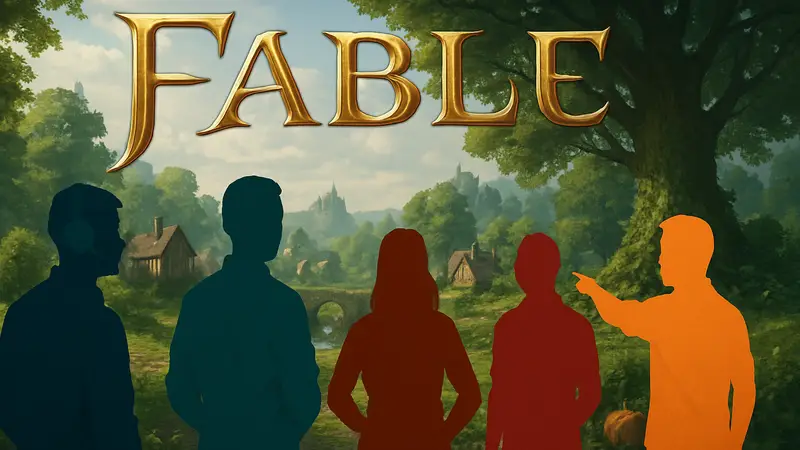 Логотип Fable, команда Blizzard Entertainment, разработка игры, осень 2026