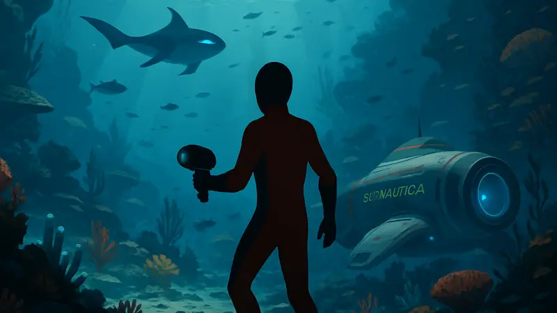 Геймплей Subnautica 2 на Xbox Series X, демонстрирующий подводный мир с хорошей оптимизацией и графикой.
