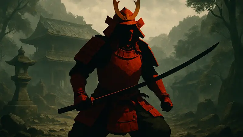 Такед а Сингэн в броне из Nioh 3, с мечом и шлемом, готовящийся к бою, иллюстрирующий гайд по его победе.