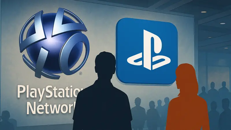 Логотип PlayStation Network (PSN) и новый логотип PlayStation Services