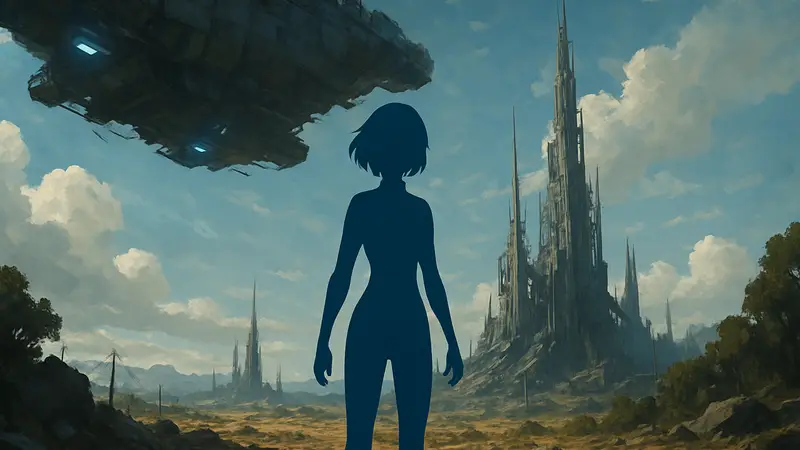 Тизер-постер аниме LONA от WIT Studio, анонсированного на весну 2027 года с логотипом.