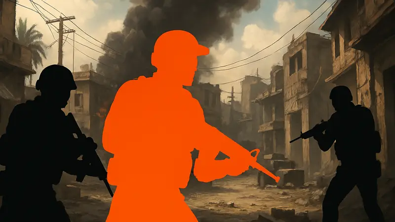 Кадр из Call of Duty Modern Warfare 4, показывающий уровень, вдохновленный YouTube видео.