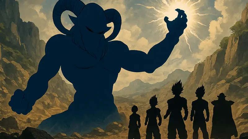 Моро, новый главный злодей аниме Dragon Ball Super, демонстрирует свою мощь.