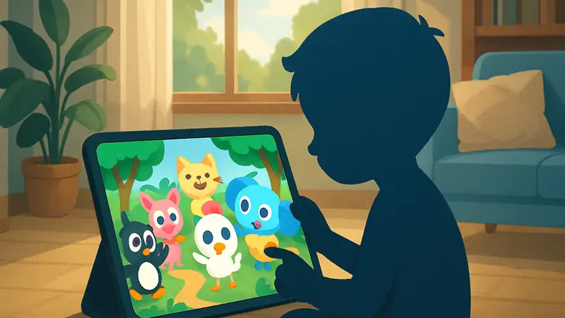 Скриншот из Lingokids с персонажами Spider-Man.