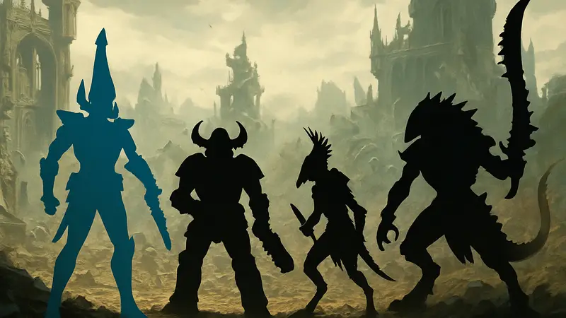 Миниатюры Warhammer 40,000 для новых боевых патрулей: эльдары, хаоситы, крууты, тираниды