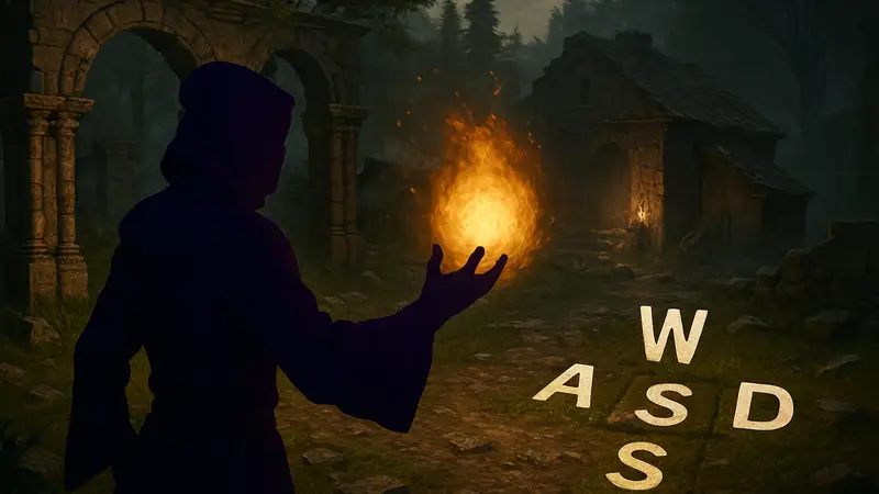Игровой процесс Diablo 2 Resurrected, показан Колдун и новое WASD-управление в обновлении.