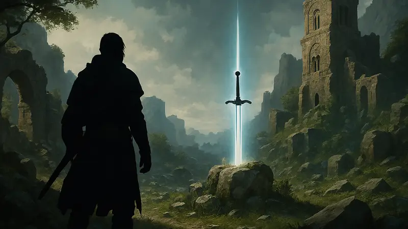 Меч Звёздного Света в игре Crimson Desert, секретное оружие, RPG