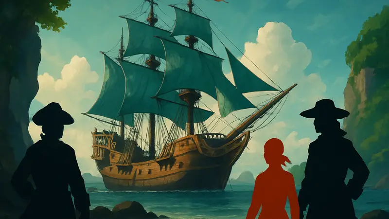 Изображение пиратского корабля из игры Windrose