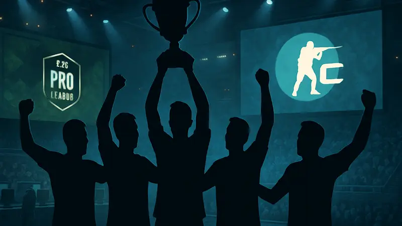 Команда Monte празднует победу на турнире ESL Pro League Season 23 по CS2.
