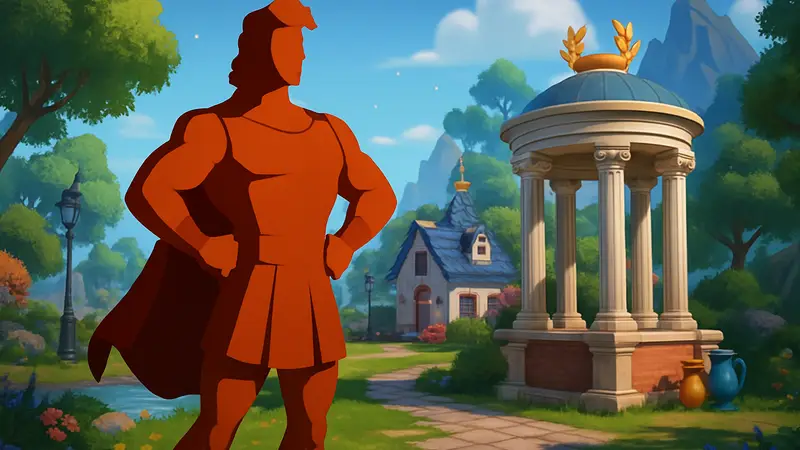 Геркулес из Disney в стилистике игры Disney Dreamlight Valley, анонс обновления