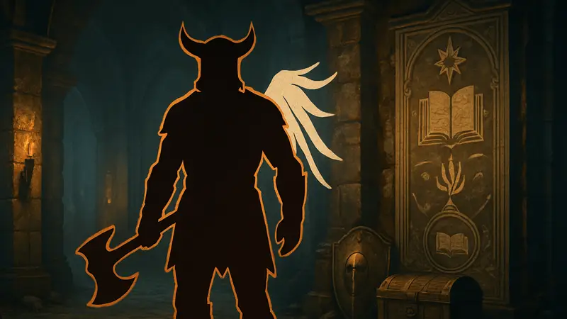 Изображение персонажа Diablo 2 Resurrected с элементами Системы Хроник.