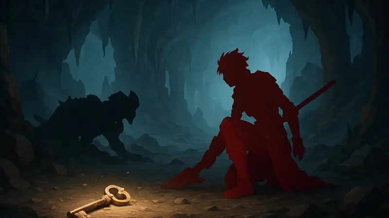 Ключ от Подземного Комплекса в Code Vein 2, расположенный на земле после победы над врагом в пещерах.