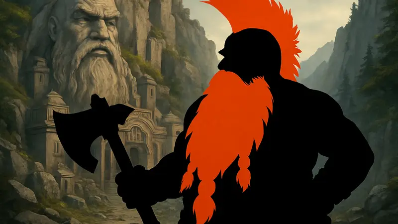 Брайан Блессед в образе Готрека Гурниссона из Warhammer