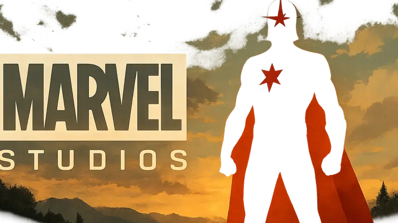 Изображение логотипа Marvel Studios с силуэтом персонажа Нова, подтверждающее разработку фильма