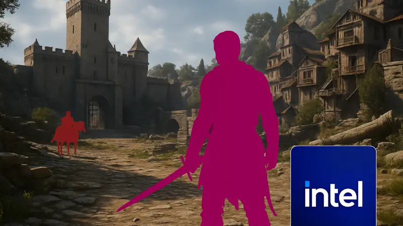 Игровой процесс Crimson Desert с демонстрацией проблем апскейлинга на Intel Arc GPU.