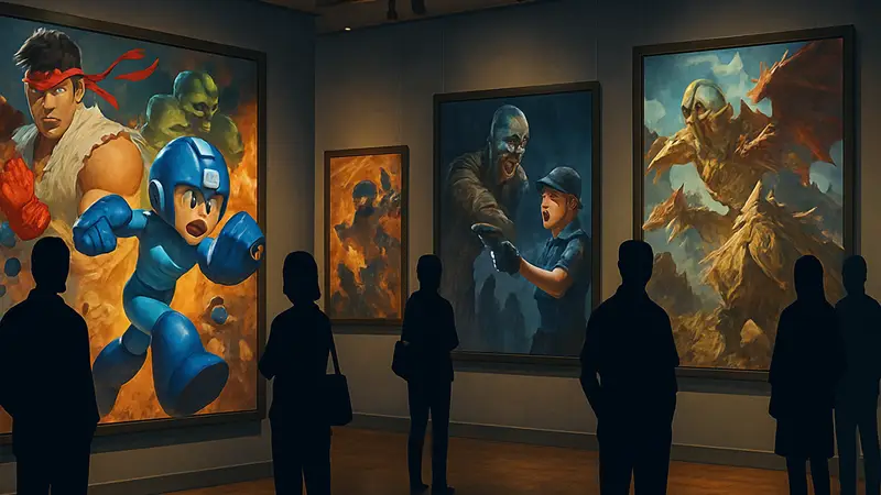 Арт-выставка Capcom в Токио, классические игры, художественное наследие
