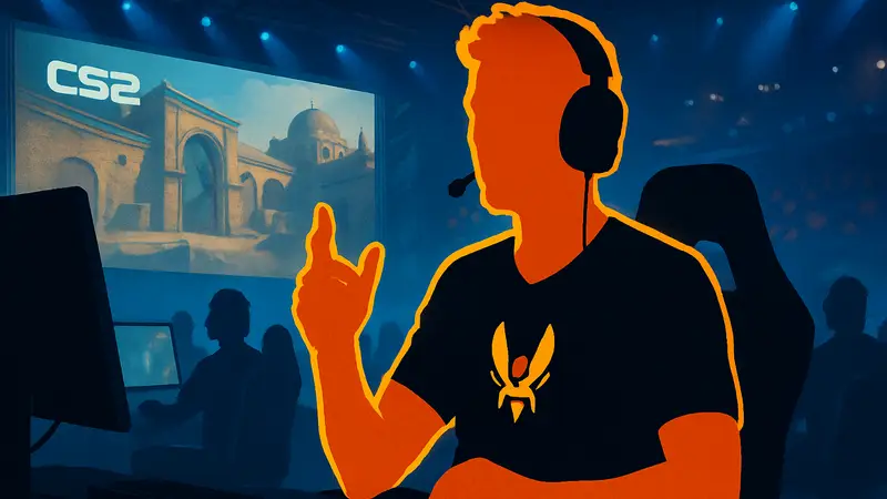 Игрок flameZ из команды Vitality на киберспортивном турнире CS2, обсуждает планы на сезон.