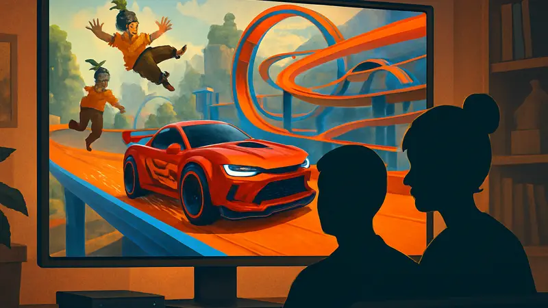 Wheelmates новая кооперативная игра на Steam, стиль Hot Wheels