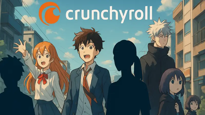 Расписание аниме Crunchyroll на неделю 16-22 марта 2026 года, логотип платформы на фоне аниме-персонажей.