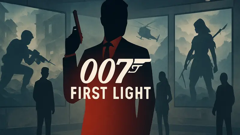 Логотип игры 007 First Light на фоне других игровых новостей