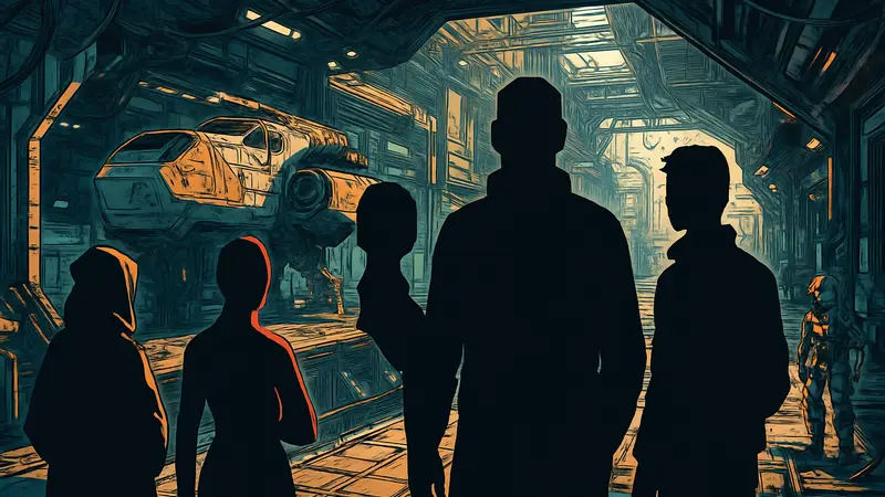 Обложка или скриншот игры Citizen Sleeper 2: Starward Vector, подчеркивающий уникальный арт-стиль.